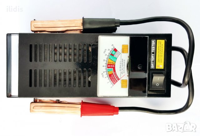 Товарна вилка. аналогов тестер за акумулаторни батерии 12, 6V.Battery Tester , снимка 3 - Други инструменти - 39417165