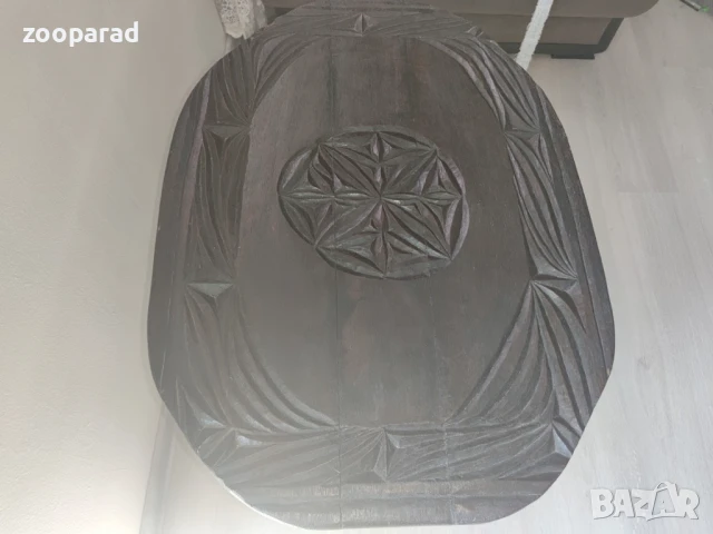 Африканска холна масичка с оригинални подвижни крачета. , снимка 8 - Антикварни и старинни предмети - 51009288