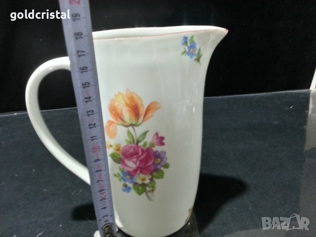 български порцелан кана, снимка 4 - Антикварни и старинни предмети - 53238901