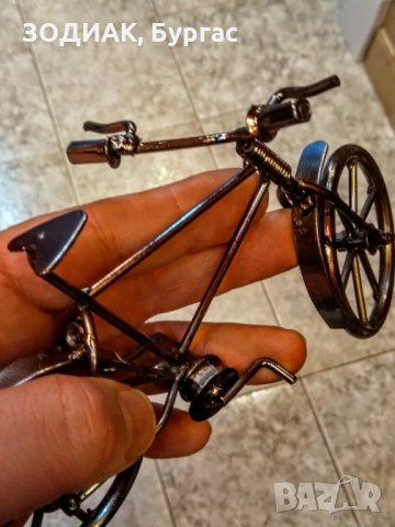 ВЕЛОСИПЕД - металопластика, снимка 4 - Декорация за дома - 27893441