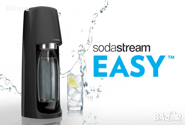 Машина за газиране на вода SodaStream Easy, снимка 4 - Друга електроника - 52744169