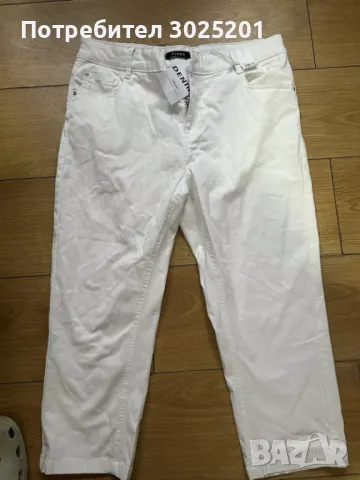 Дамски Дънки Деним Кроп 3 / 4 размер Л / ХЛ, снимка 9 - Дънки - 49404375