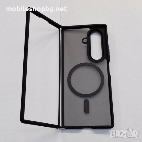 Samsung Galaxy Z Fold 7 калъф MagSafe черен мат полупрозрачен, снимка 2 - Калъфи, кейсове - 53509444