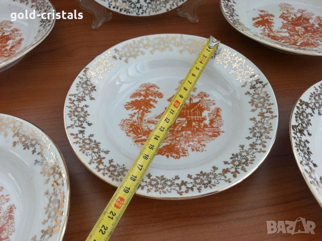 Стар български порцелан чинии, снимка 4 - Антикварни и старинни предмети - 33281698