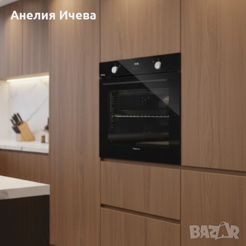 Вградена многофункционална фурна Taurus HM978BKD – 78 л, 3100 W, WaterSteam Clean, клас A, снимка 2 - Печки, фурни - 52008023