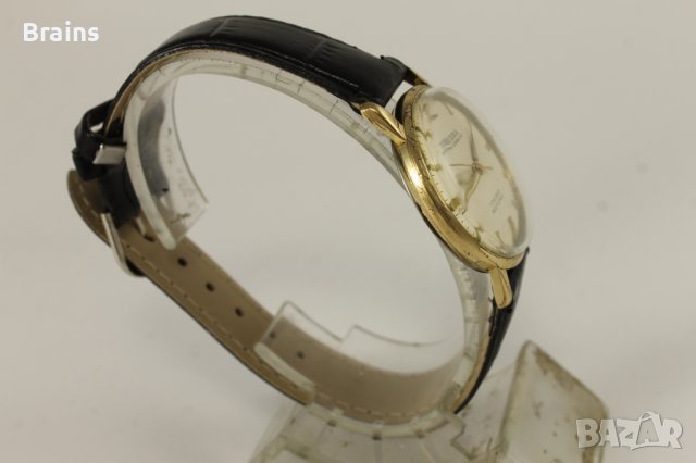 1960's TERRA DKFM. STROBL&CO Позлатен Немски Ръчен Часовник, снимка 6 - Антикварни и старинни предмети - 39222503