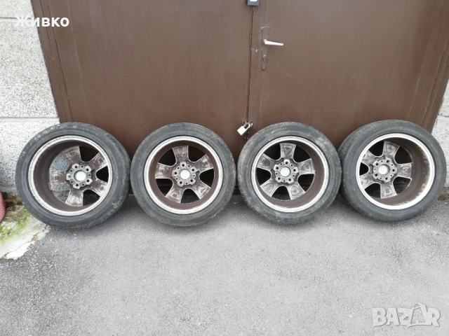 Джанти с гуми BMW E60/61 E90/91 225/50/17, снимка 8 - Гуми и джанти - 52708453