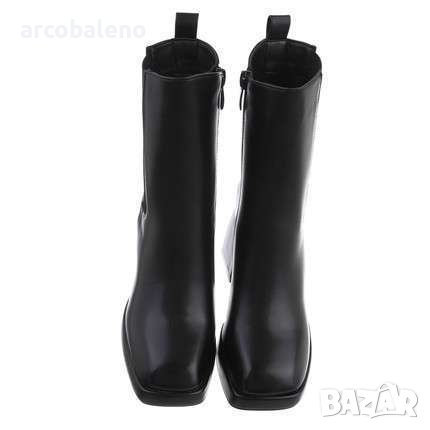 Дамски боти на висок ток, 2цвята , снимка 5 - Дамски боти - 38789232