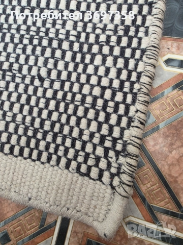 Индийски ръчно направен килим, снимка 3 - Килими - 51443040