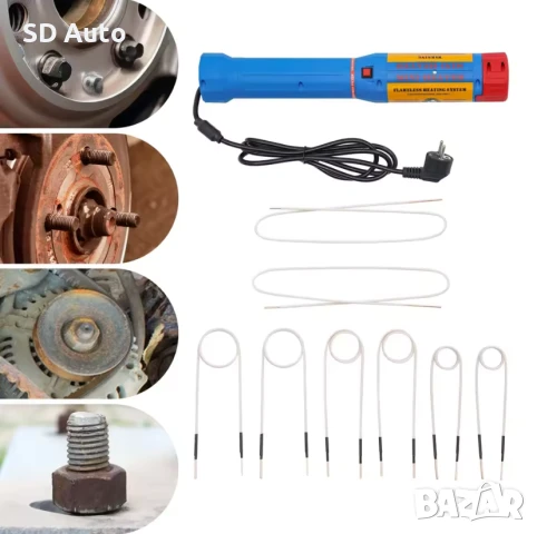 Магнитен индукционен нагревател с 8 нагревателни бобини 1100 W, снимка 11 - Други инструменти - 50497788