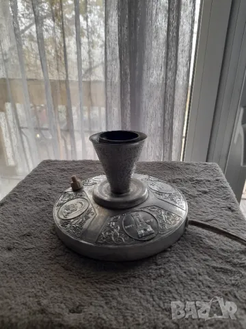 Българска лампа с забележителности , снимка 3 - Антикварни и старинни предмети - 48009877