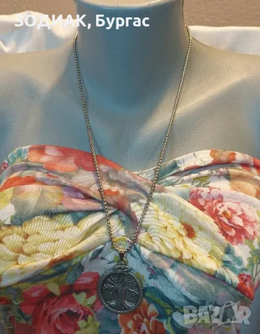 Гердан / Медальон - Дървото на живота + Змия, снимка 4 - Колиета, медальони, синджири - 48584312