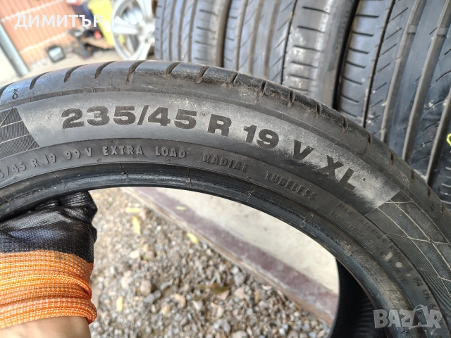 4бр.летни гуми CONTINENTAL 235 45 19 DOT17 цена за брой, снимка 7 - Гуми и джанти - 52437551