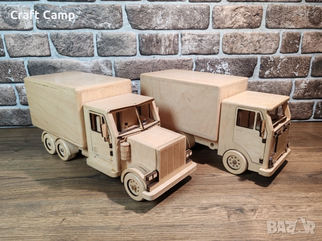 Дървен модел на хладилен камион – Craft Camp