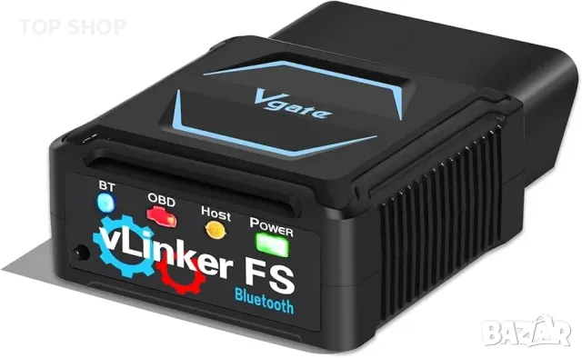 Vgate vLinker FS Bluetooth OBD2 инструмент за диагностично сканиране, снимка 2 - Друга електроника - 48735412