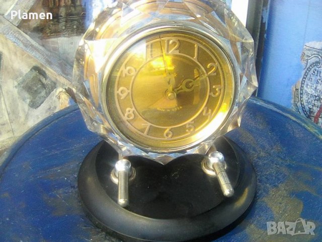Колекционерски съветски настолен часовник Маяк 11 камъка от 1965 година, снимка 1