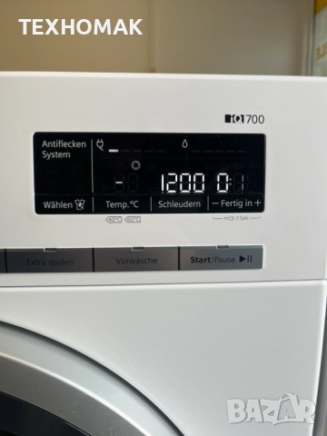 Пералня SIEMENS IQ700 8кг. клас A +++ инверторен мотор , снимка 3 - Перални - 52109601