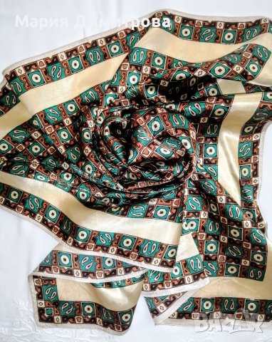 Копринен шал 69/69, снимка 4 - Шалове - 37340183