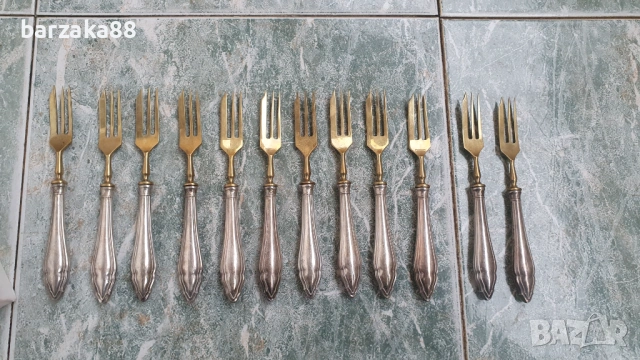 12 броя Сребърни вилици