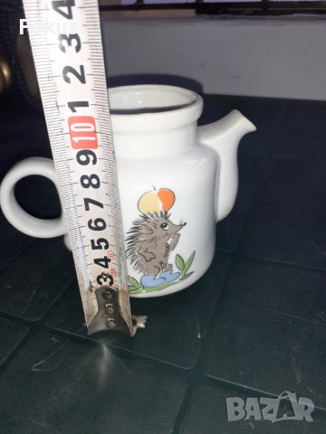 Кана чайник български детски порцелан - Диаманд Разград, снимка 7 - Антикварни и старинни предмети - 53287368