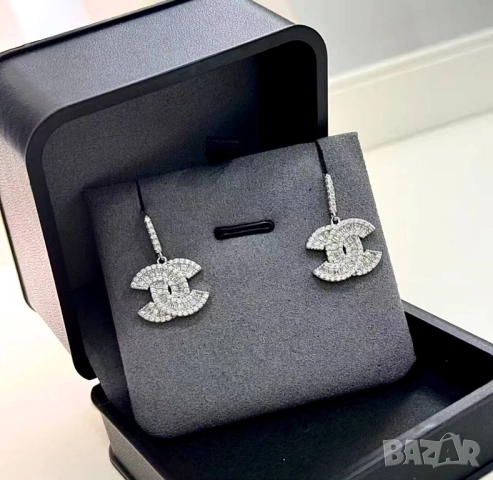 обеци от висококачествена стомана chanel