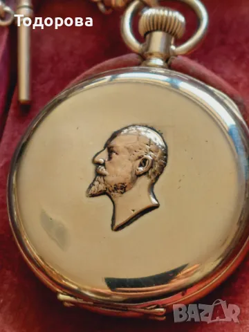 Мъжки джобен позлатен часовник-51мм., снимка 3 - Мъжки - 48529475