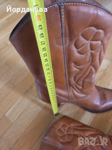 Каубойски ботуши ECCO 39 размер, снимка 11 - Дамски ботуши - 51595665