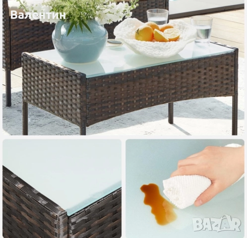 Комплект градински мебели SONGMICS, снимка 7 - Градински мебели, декорация  - 51811865