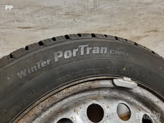 195/60/16C Kumho 9 mm с джанти 16" 5х112 зимни гуми Vw Ford Seat , снимка 11 - Гуми и джанти - 48355162