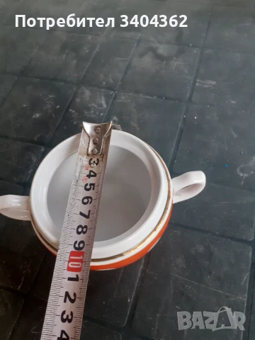 Купичка - руски порцелан с позлата, снимка 6 - Антикварни и старинни предмети - 50918500