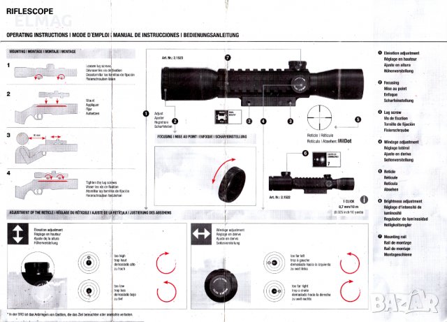 ОПТИКА за ДЪЛГОЦЕВНО ОРЪЖИЕ, снимка 7 - Оборудване и аксесоари за оръжия - 28591950