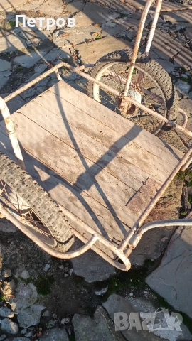 Продавам метална количка на две колела мотоциклетни, снимка 6 - Ремаркета - 52340539