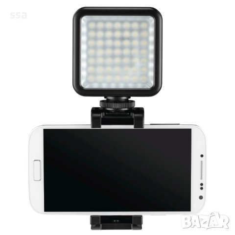HAMA LED лампа  "49 BD" за смартфони, фото и видео камери - 04641, снимка 12 - Чанти, стативи, аксесоари - 43356338