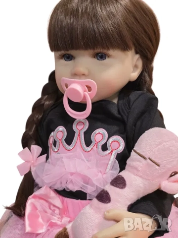 Реалистична кукла Реборн, Reborn бебе, реалистична кукла 55см, снимка 8 - Кукли - 52083055