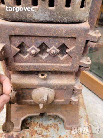 Прекрасна чугунена немска печка дин, снимка 4 - Антикварни и старинни предмети - 43513622