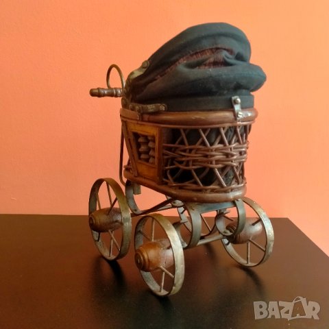 Антикварна колекционерска количка за кукли, снимка 5 - Колекции - 39908028