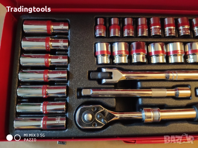 NEILSEN TOOLS гедоре /гидория 3/8 33части качествени вложки камъни комплект, снимка 4 - Гедорета - 52856047