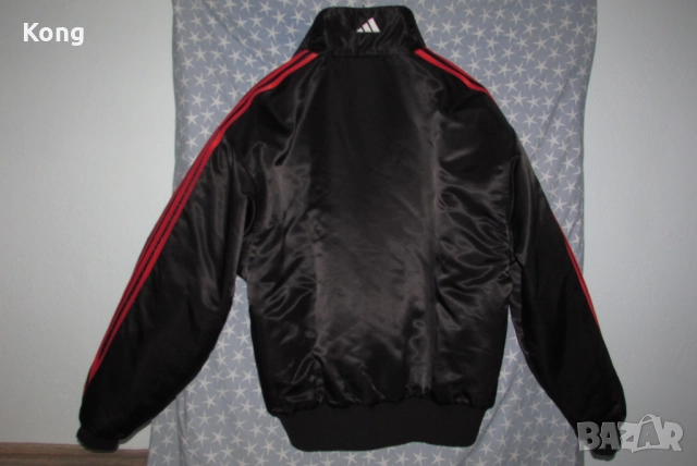 мъжко яке AC MILAN Adidas Equipment Italia бомбър Missing link с качулка Милан OPEL Италия, снимка 12 - Спортни дрехи, екипи - 52604442