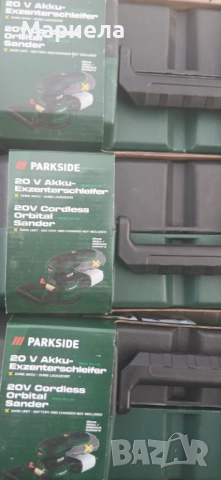 Акумулаторен Ексцентършлайф Parkside 20V, снимка 4 - Други инструменти - 52535769