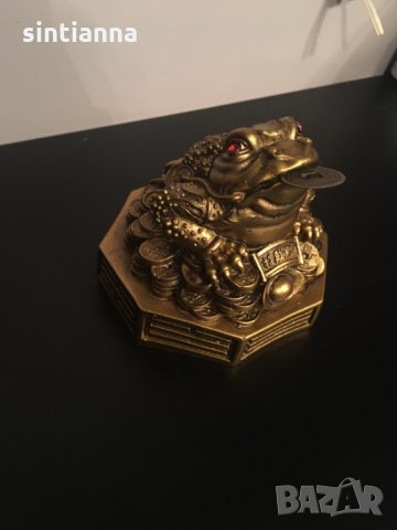  Трикрака жаба Фън Шуй, снимка 3 - Декорация за дома - 27346004