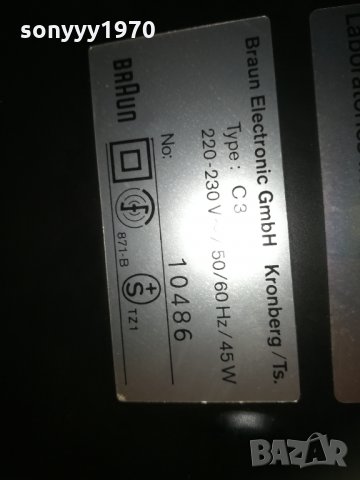 SOLD//поръчан-braun c3 deck made in germany-swiss 2303212026, снимка 17 - Домашни продукти - 32278072