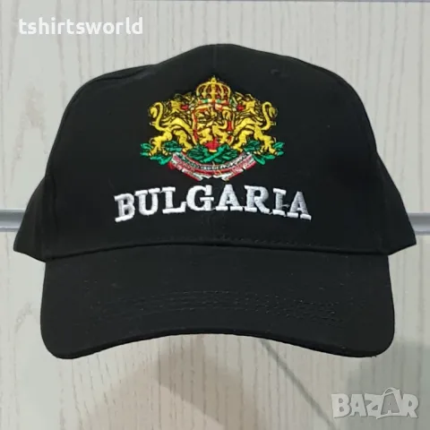 Нова шапка с козирка България, с Герб в черен цвят, снимка 2 - Шапки - 47494459