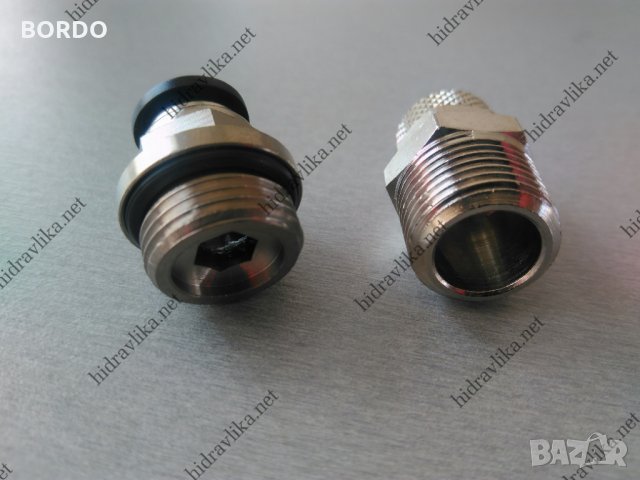 Бързи връзки за шлаух G3/8-Ф8, снимка 3 - Резервни части за машини - 33587444