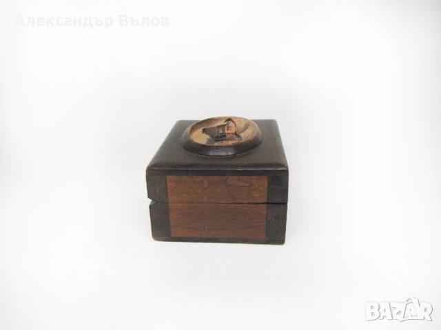 Стара Дървена Кутийка Миниатюра Пейзаж Шварцвалд Германия., снимка 9 - Антикварни и старинни предмети - 51795684