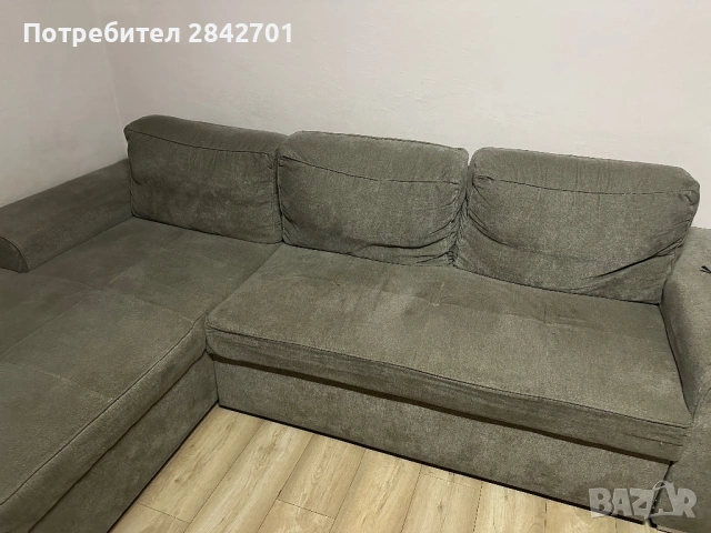 Ъглов диван- разтегателен