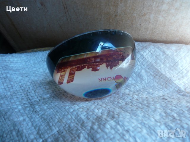 Ню Йорк в стъклена елипса за украса - само 0,75 лв., снимка 4 - Други - 40763064