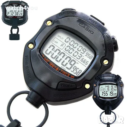 НОВ ХРОНОМЕТЪР QQ HS45J КАСИО HS-80TW-1EF. ПРОФЕСИОНАЛНИ СПОРТНИ ХРОНОМЕТРИ CASIO И Q&Q STOPWATCH