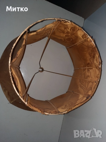 Ретро голям абажур за настолна лампа за реставрация , снимка 6 - Антикварни и старинни предмети - 52878765