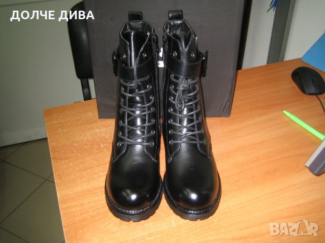 НАМАЛЕНИЕДамски боти /кубинки/ м.20511 черни, снимка 2 - Дамски боти - 34882036