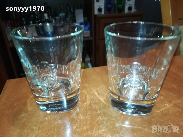 JIM BEAM-МАСИВНИ ТЕЖКИ 2БР ЧАШИ ЗА УИСКИ 2911212255, снимка 18 - Колекции - 34972062